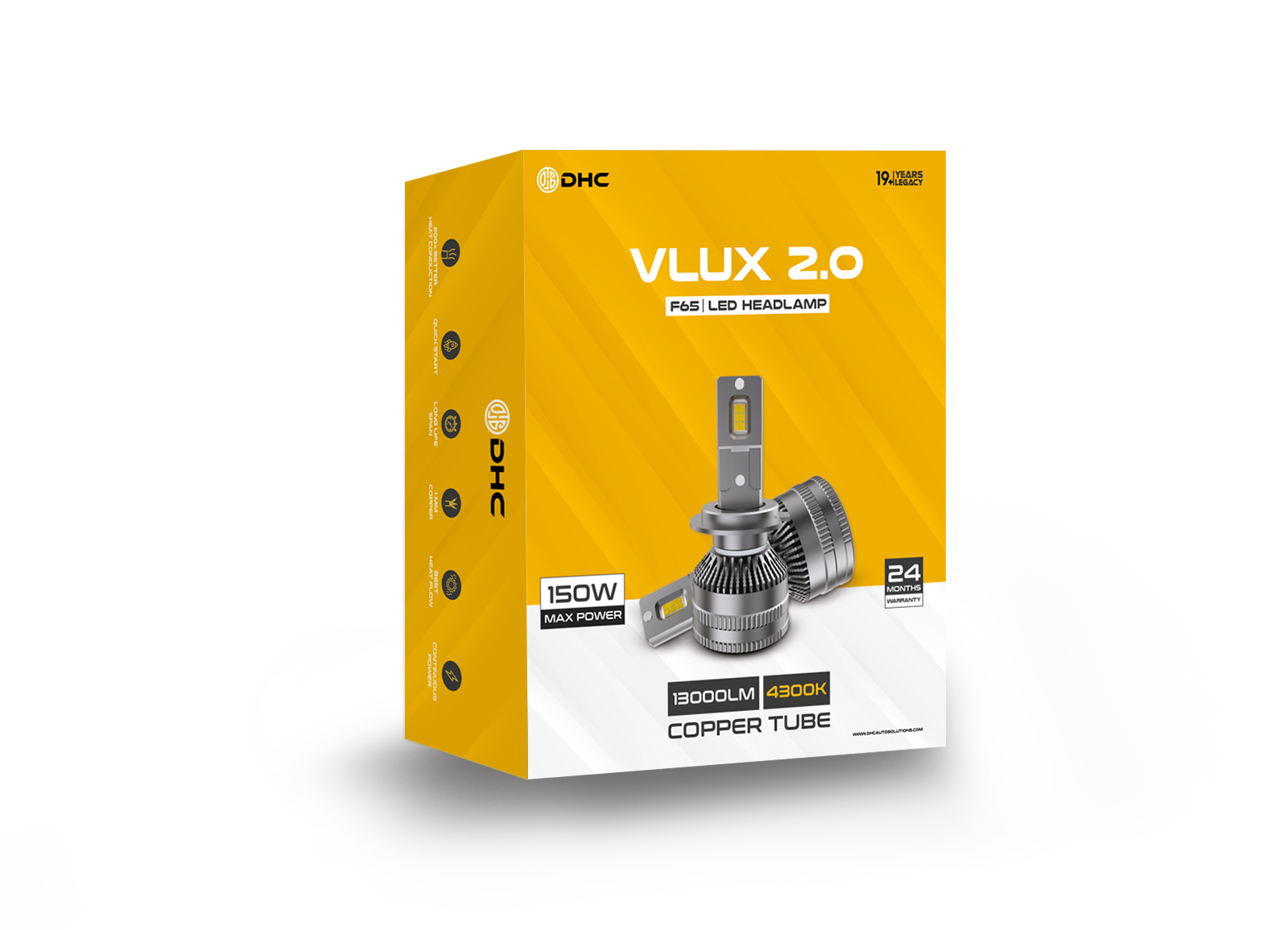 VLUX 2.0 F65 Led Headlamp 4300K